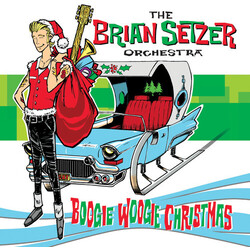 Brian Setzer Orchestra Boogie Woogie Christmas  LP Green & White Splatter Vinyl Download