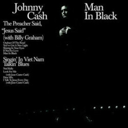 Johnny Cash Man In Black  LP 45Th Anniversary 180 Gram Audiophile Vinyl Translucent Blue Vinyl Limited