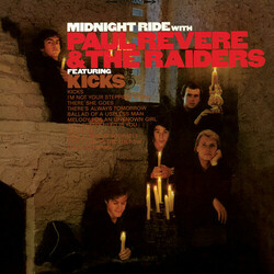 Paul Revere & The Raiders Midnight Ride  LP 50Th Anniversary 180 Gram Audiophile Vinyl Translucent Blue Colored Vinyl Feat. Mark Lindsay Limited