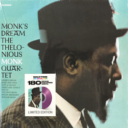 Thelonious Monk Quartet Monk'S Dream  LP 180 Gram Transparent Purple Colored Vinyl Limited Import