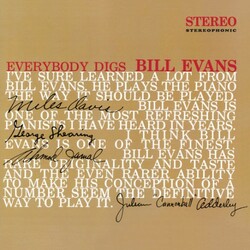 Bill Evans Everybody Digs Bill Evans  LP 180 Gram Red Vinyl Sticker Import