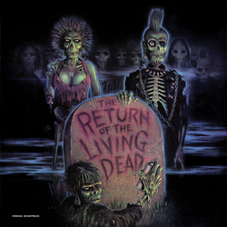 Various Artists The Return Of The Living Dead Soundtrack  LP White With Green 'Zombie Blood' Colored Vinyl Limited