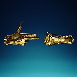 Run The Jewels Run The Jewels 3 2 LP Gold Vinyl Sticker Sheet Poster And Lyric Insert