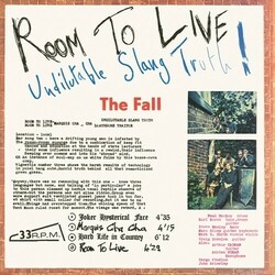 The Fall Room To Live  LP