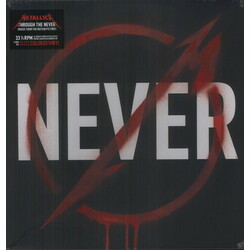 Metallica Metallica: Through The Never Soundtrack 3 LP Black Red & White Colored Vinyl