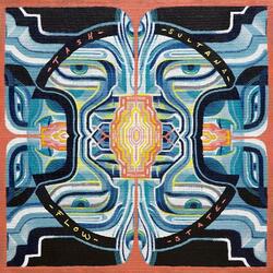 Tash Sultana Flow State 2 LP Mint And Pink Tie Dye Colored Vinyl Trifold Download Lyric Book Fold-Out Poster