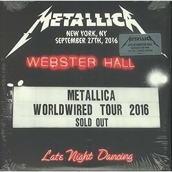 Metallica Live At Webster Hall New York 9/27/16 3 LP 140 Gram Gatefold Download Limited To 1500