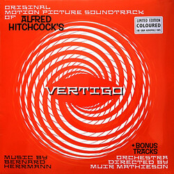 Bernard Herrmann Vertigo Soundtrack  LP Solid Orange Vinyl Book Limited Import