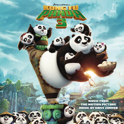 Hans Zimmer Kung Fu Panda 3 Soundtrack 2 LP Limited White & Black 180 Gram Audiophile Vinyl Pop-Up Gatefold Jacket Numbered To 750