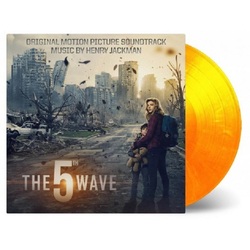 Henry Jackman The 5Th Wave Soundtrack  LP Limited Edition Yellow Flamed 180 Gram Audiophile Vinyl Poster Gatefold Numbered To 500