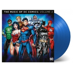 Various Artists The Music Of Dc Comics: Volume 2 2 LP Limited Blue 180 Gram Audiophile Vinyl Poster Gatefold Import Numbered To 1000