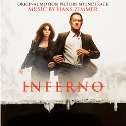 Hans Zimmer Inferno Soundtrack 2 LP Limited Red 180 Gram Audiophile Vinyl 4-Page Booklet Gatefold Numbered To 1000