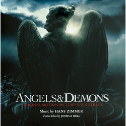 Hans Zimmer Angels & Demons Soundtrack  LP 180 Gram Black Audiophile Vinyl Pvc Protective Sleeve Booklet First Time On Vinyl