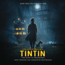 John Williams The Adventures Of Tintin: The Secret Of The Unicorn Soundtrack 2 LP Limited Transparent Blue And Gold Mixed 180 Gram Audiophile Vinyl Ga