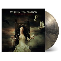 Within Temptation The Heart Of Everything 2 LP Limited Gold & Black Swirled 180 Gram Audiophile Vinyl Gatefold First Time On Vinyl Booklet Numbered To