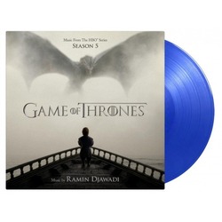 Ramin Djawadi Game Of Thrones: Season 5 Soundtrack 2 LP Limited Tour Edition Transparent Blue 180 Gram Audiophile Vinyl Gatefold Pvc Sleeve Insert Num