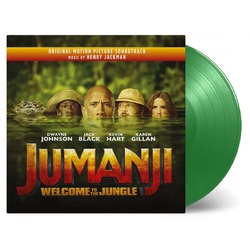 Henry Jackman Jumanji: Welcome To The Jungle Soundtrack 2 LP Limited 'Jungle Green' 180 Gram Audiophile Vinyl Gatefold Pvc Sleeve Poster Numbered To 3