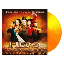 Tan Dun Hero Soundtrack 2 LP Limited 'Flaming' Yellow & Orange Mixed 180 Gram 45Rpm Audiophile Vinyl Gatefold First Time On Vinyl Pvc Sleeve Numbered 