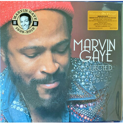 Marvin Gaye Collected 2 LP Limited 1 Transparent Red & 1 Royal Blue 180 Gram Audiophile Vinyl Gatefold Postcards Numbered To 8080 Import