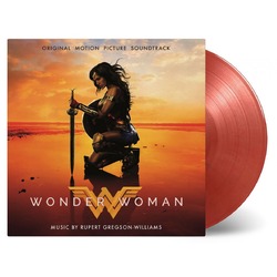 Rupert Gregsonwilliams - Wonder Woman Soundtrack 2 LP Limited Red & Gold Marbled 180 Gram Audiophile Vinyl Pvc Sleeve Gatefold Numbered To 666