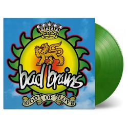 Bad Brains God Of Love  LP Limited Transparent Green & Solid Yellow Mixed 180 Gram Audiophile Vinyl Insert Numbered To 1000 Import