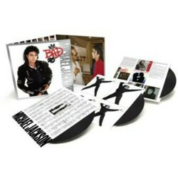 Michael Jackson Bad 25 3 LP 180 Gram Remastered Includes Bonus Album Of Rare And Unreleased Tracks Triple Gatefold