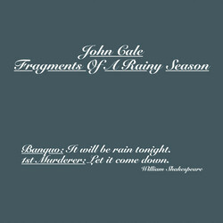John Cale Fragments Of A Rainy Season  LP
