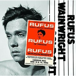 Rufus Wainwright Rufus Does Judy At Carnegie Hall 3 LP
