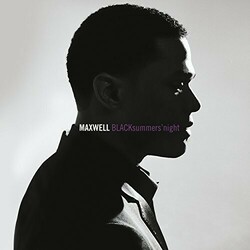 Maxwell Blacksummers'Night  LP Metallic Silver Colored Vinyl 2009 Album