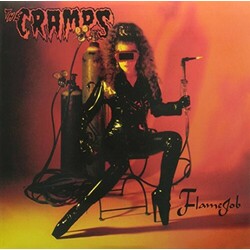 The Cramps Flamejob  LP Opaque Red 150 Gram Vinyl Limited To 1500 Foil-Numbered In Gold