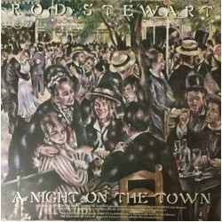 Rod Stewart A Night On The Town Vinyl LP USED