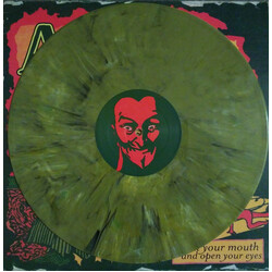 AFI Shut Your Mouth And Open Your Eyes OLIVE MARBLE VINYL LP USED