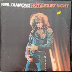 Neil Diamond Hot August Night Vinyl 2 LP USED