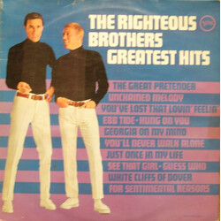 The Righteous Brothers The Righteous Brothers Greatest Hits Vinyl LP USED