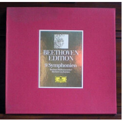 Herbert von Karajan / Berliner Philharmoniker Beethoven Edition - 9 Symphonien Vinyl 8 LP Box Set USED
