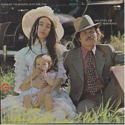 Country Joe McDonald Tonight I'm Singing Just For You Vinyl LP USED