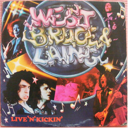 West, Bruce & Laing Live 'N' Kickin' Vinyl LP USED