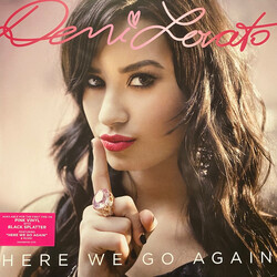 Demi Lovato Here We Go Again PINK SPLATTER Vinyl LP USED