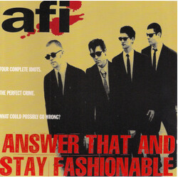 AFI Answer That And Stay Fashionable LEAD MARBLE Vinyl LP USED