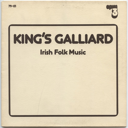 King's Galliard Irish Folk Music VINYL LP