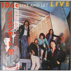 10cc Live And Let Live JAPANESE VINYL 2LP
