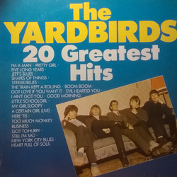 The Yardbirds 20 Greatest Hits VINYL LP - RED