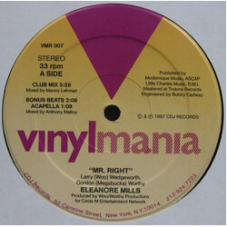 Eleanore Mills Mr. Right Vinyl 12" USED
