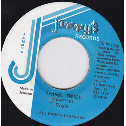 Rosie (32) Think Twice USED VINYL 7INCH 45 RPM