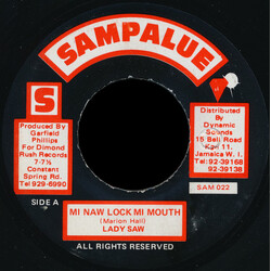 Lady Saw Mi Naw Lock Mi Mouth USED VINYL 7INCH 45 RPM