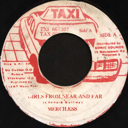 Merciless Girls From Near And Far USED VINYL 7INCH 45 RPM