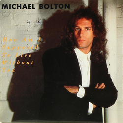 Michael Bolton How Am I Supposed To Live Without You Vinyl 7" USED