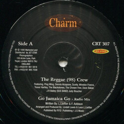 The Reggae (98) Crew Go Jamaica Go USED VINYL 12INCH 45 RPM MAXI-SINGLE
