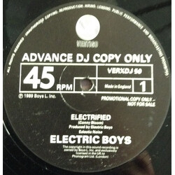 Electric Boys Electrified USED VINYL 12INCH PROMO
