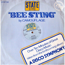Camouflage (5) Bee Sting USED VINYL 12INCH 45 RPM SINGLE LIMITED EDITION